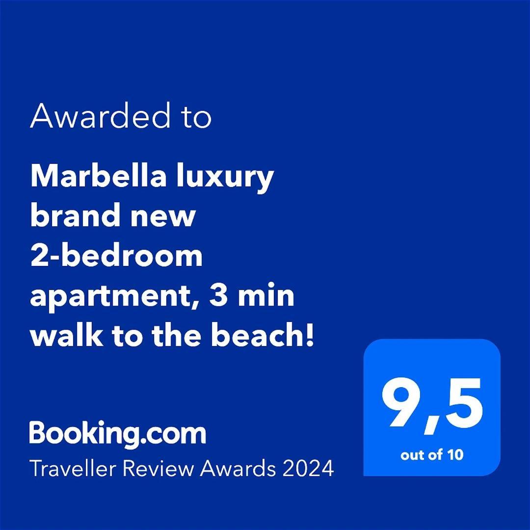Marbella Luxury Brand New 2-Bedroom Apartment, 3 Min Walk To The Beach! Экстерьер фото